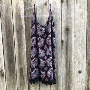 Altar'd State Boho Festival Spaghetti Strap Mini Dress Medium